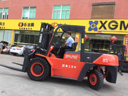 8.5 Ton Heavy Duty Forklift , Diesel Engine Forklift Truck Clearance Buffering Structure